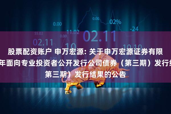 股票配资账户 申万宏源: 关于申万宏源证券有限公司2025年面向专业投资者公开发行公司债券（第三期）发行结果的公告